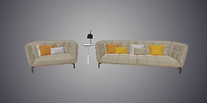 3D沙发交互模型