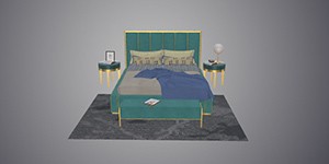 webgl产品开发设计——3D床具演示