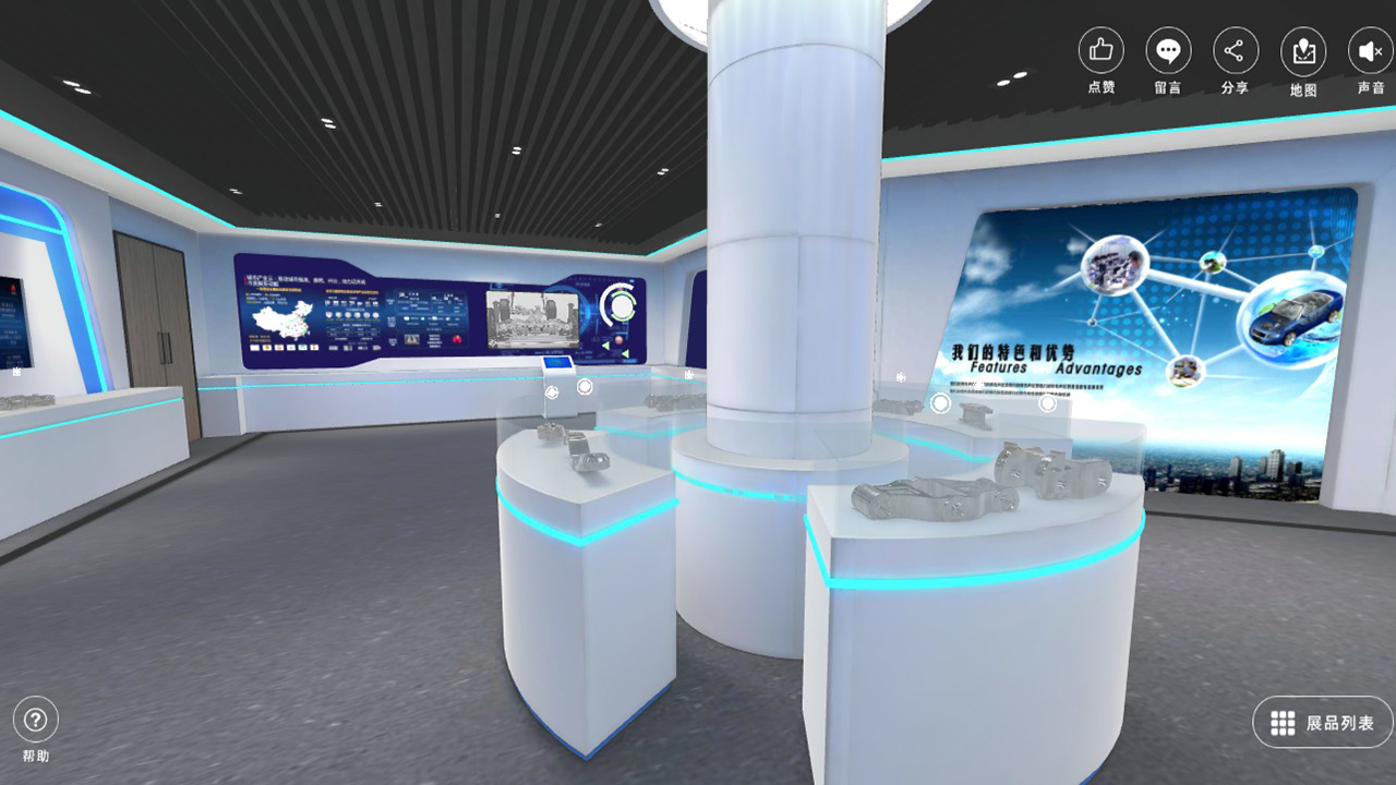 web3D虚拟展厅，为企业吸引更多客流量