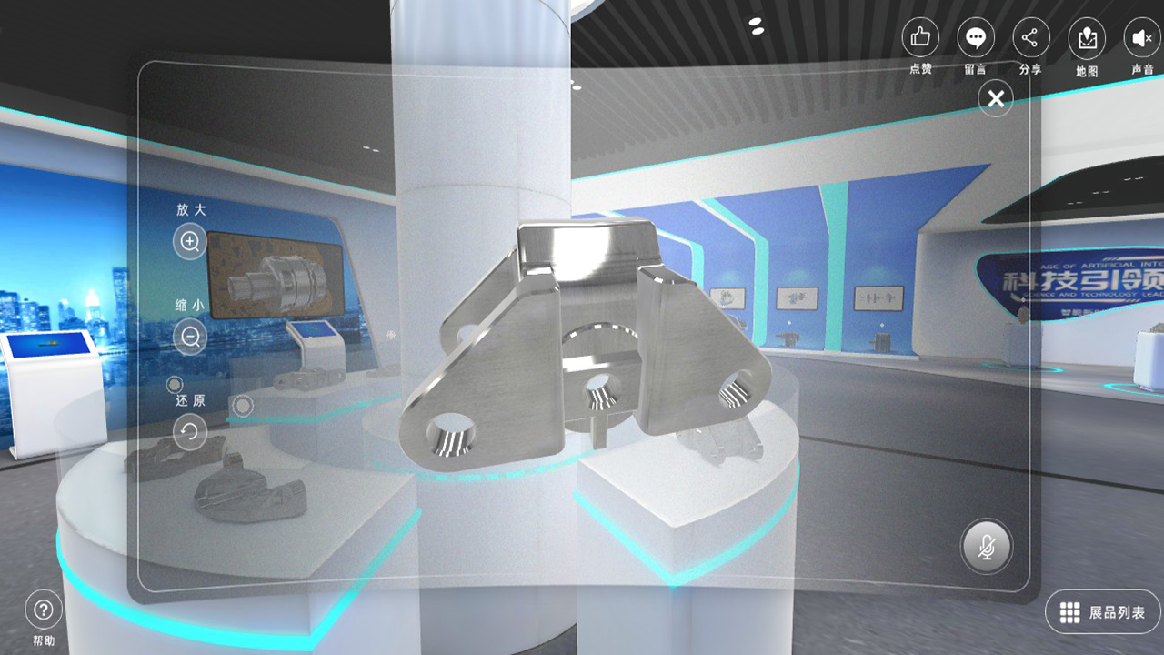 web3D虚拟展厅，为企业吸引更多客流量