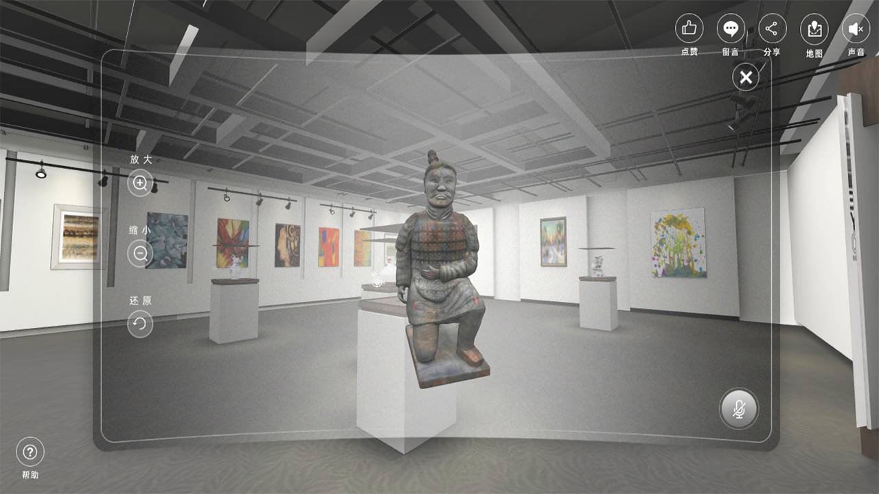 网页上的3D虚拟展厅，搭建艺术展馆的新方向